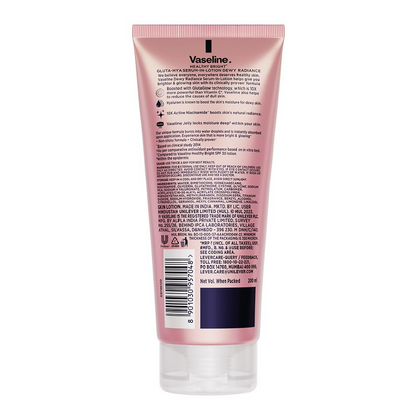 Vaseline Gluta-Hya Dewy Radiance Serum-In-Lotion - Distacart
