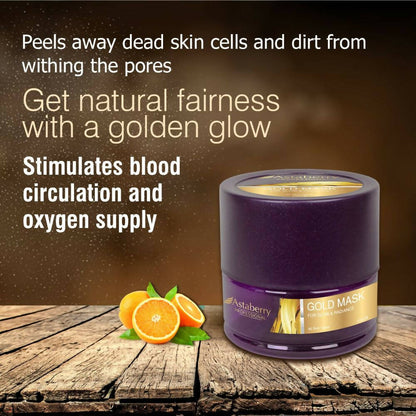 Astaberry Professional Gold Face Mask - Distacart