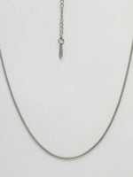 Thumbnail for NVR Women's Set of 2 Silver & Gold Rhodium-Plated Minimal Chain - Distacart