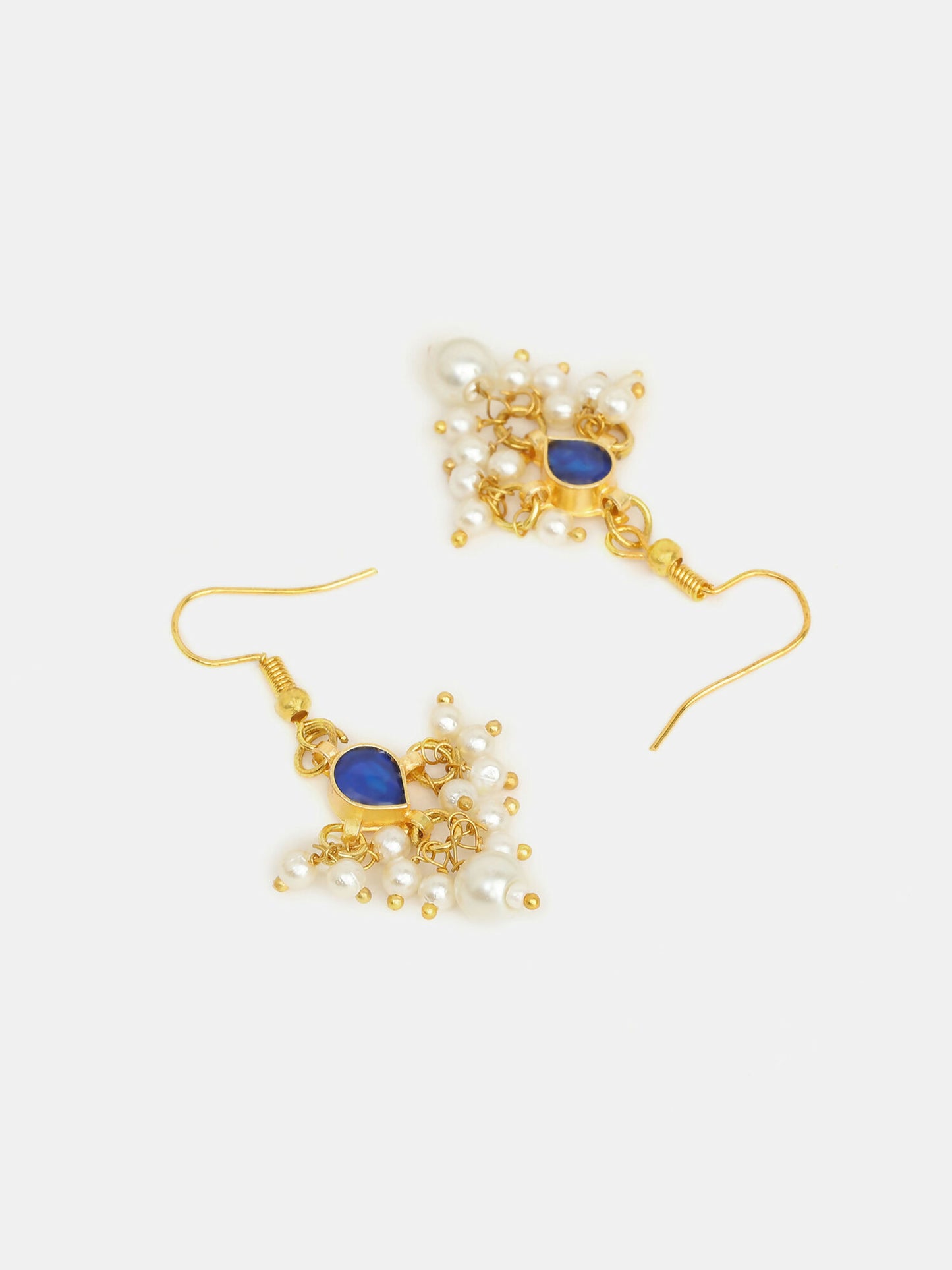Ruby Raang Neel Noor Earrings Set - Distacart