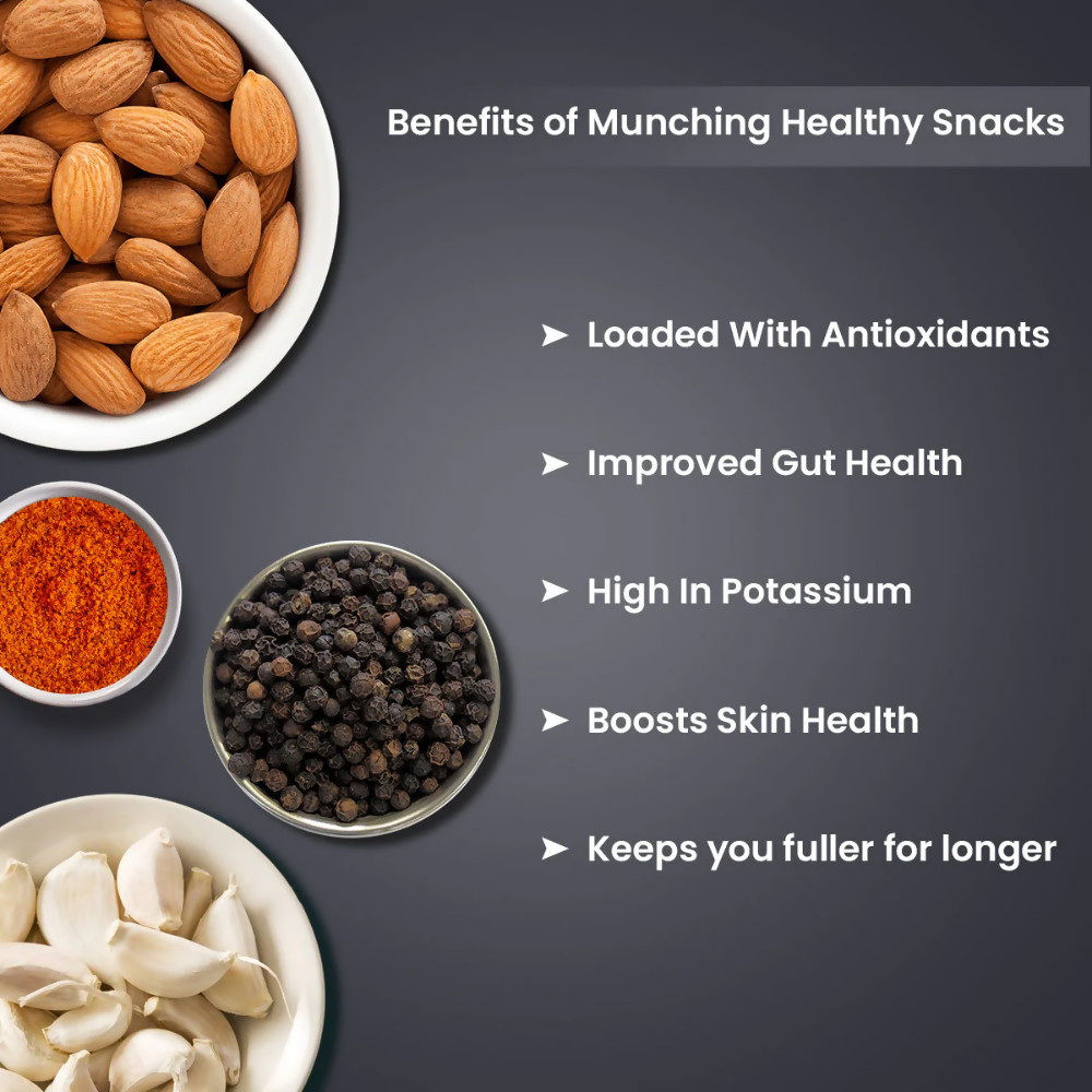 Sorich Organics Salted & Black pepper Almonds - Distacart