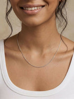 Thumbnail for NVR Women German Silver Oxidised Chain - Distacart