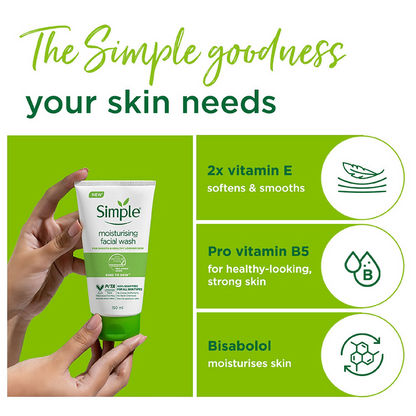 Simple Moisturising Facial Wash - Distacart