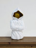 Sun Mun Decors White & Golden Ceramic Premium Hollow Man