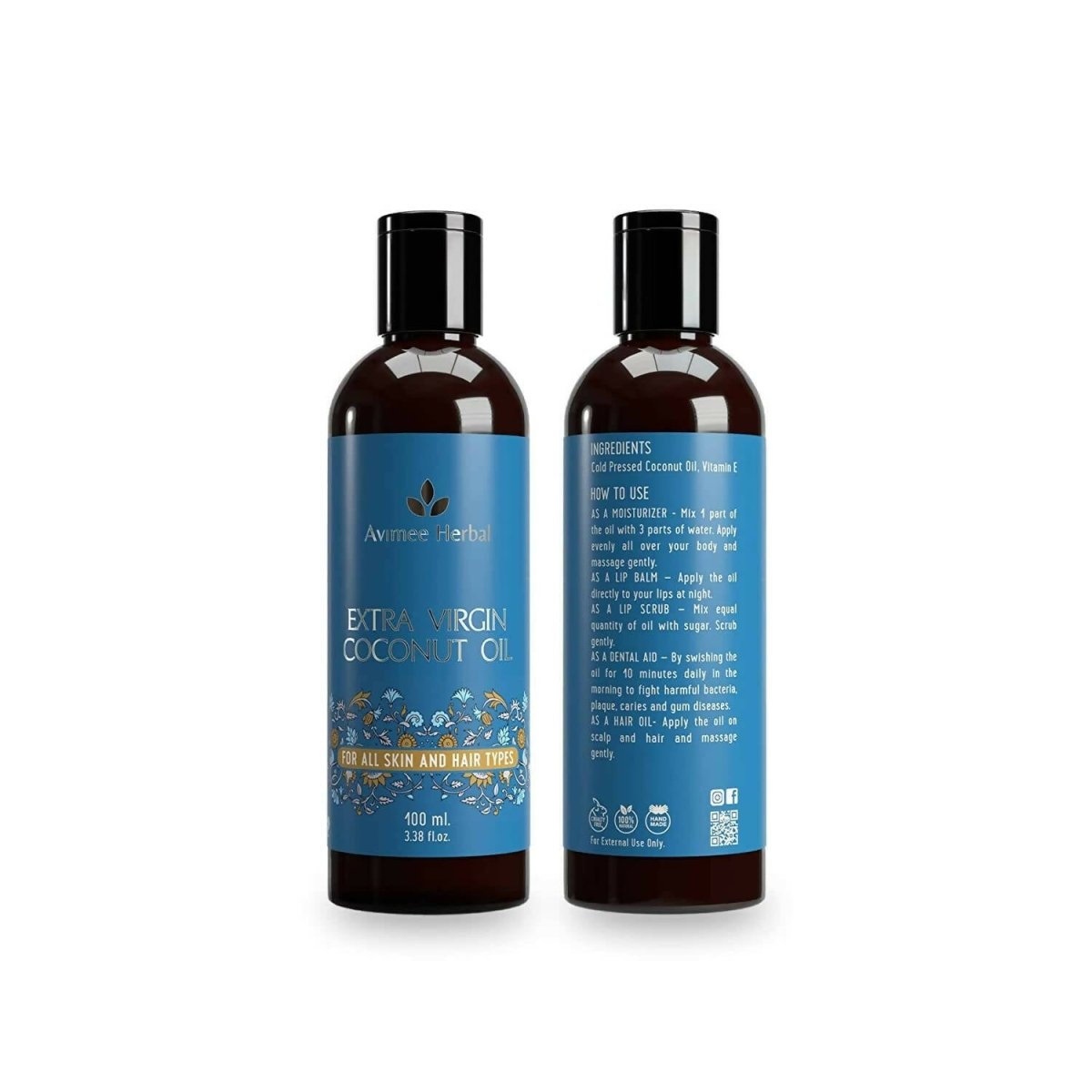 Avimee Herbal Extra Virgin Coconut Oil - Distacart