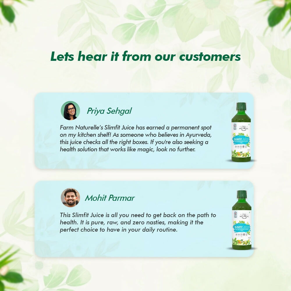 Farm Naturelle Slimfit Juice - Boosts Metabolism and Supports Weight Loss