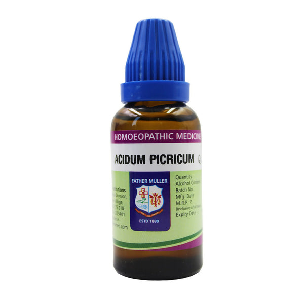 Father Muller Acidum Picricum Mother Tincture Q - Distacart