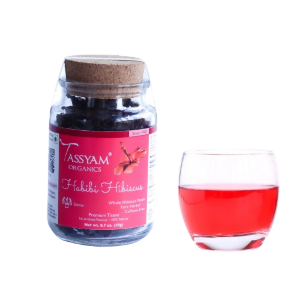 Tassyam Organics Habibi Hibiscus Petals Herbal Tisane - Distacart