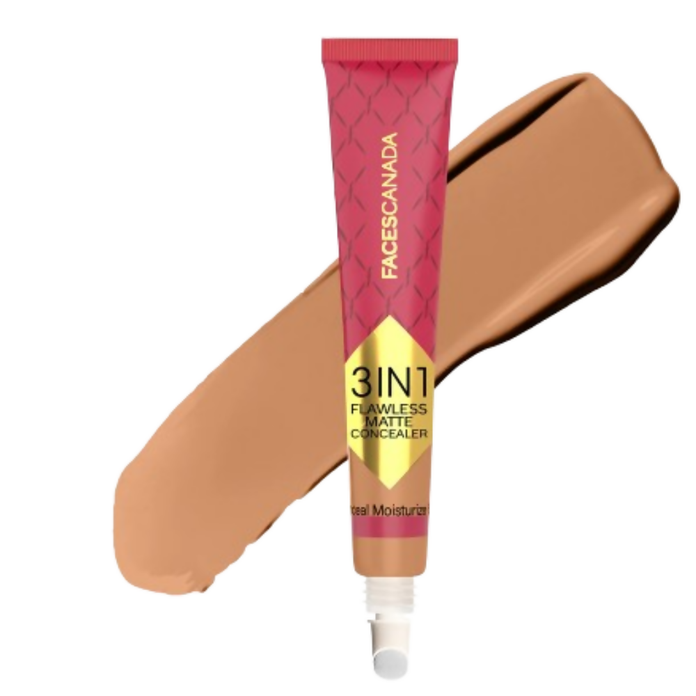 Faces Canada 3 in 1 Flawless Matte Concealer & Colour Correctors - Sand - Distacart