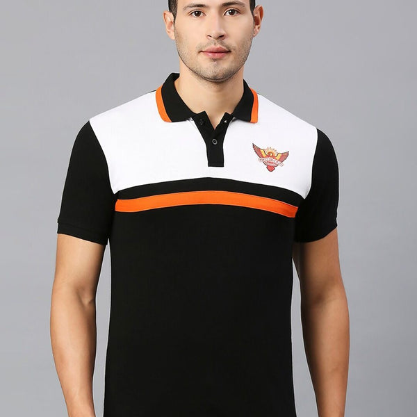 Fancode Sunrisers Hyderabad Logo Print Cotton IPL T-shirt - Distacart
