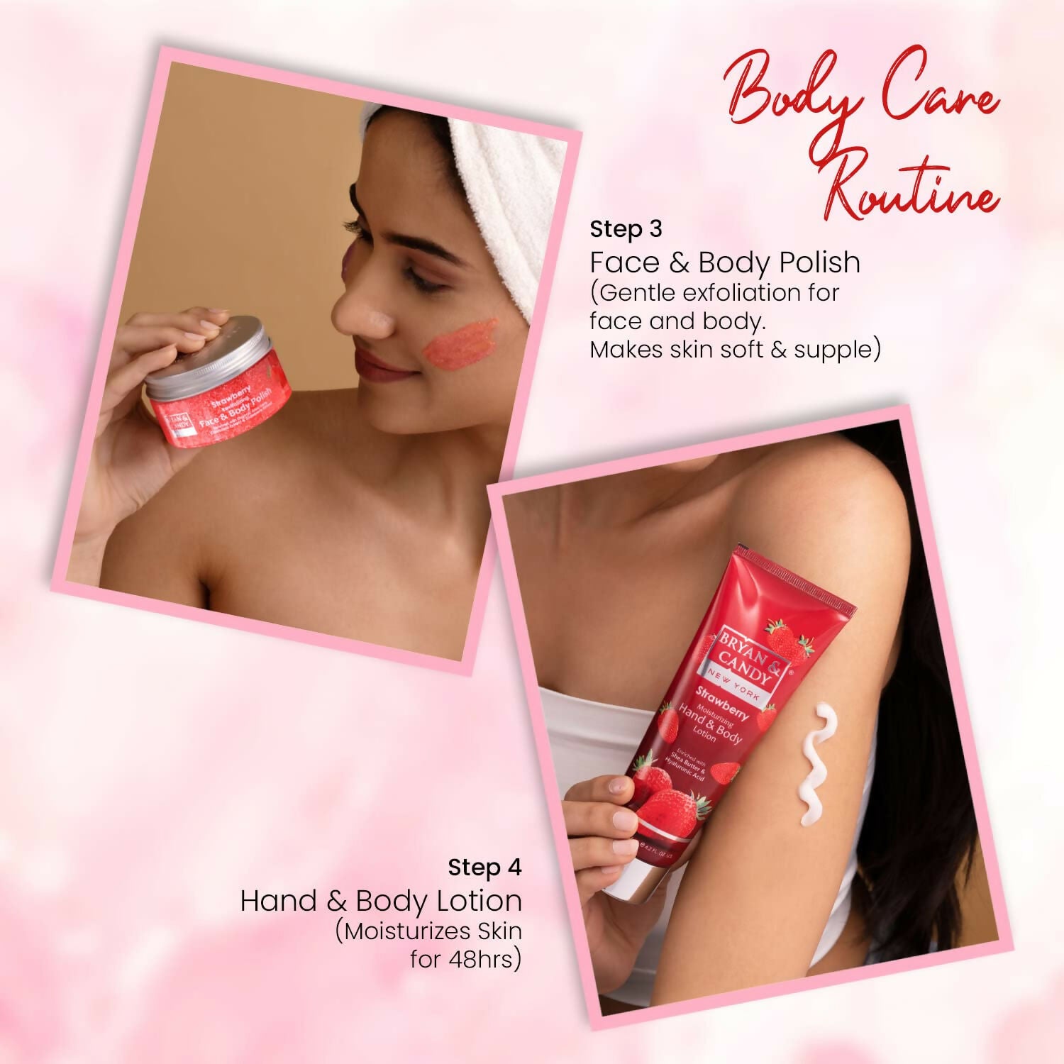 Bryan & Candy Strawberry Bath Tub Kit Gift Set For Women & Men - Distacart