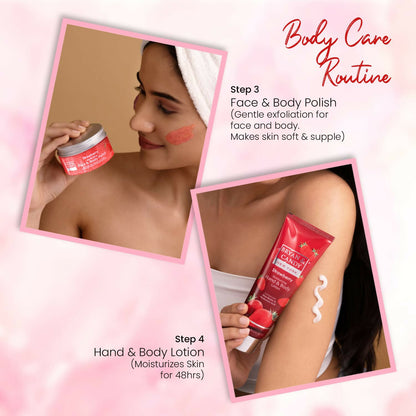 Bryan & Candy Strawberry Bath Tub Kit Gift Set For Women & Men - Distacart