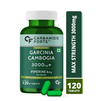 Thumbnail for Carbamide Forte Garcinia Cambogia 3000mg Tablets with 6mg Piperine - Distacart