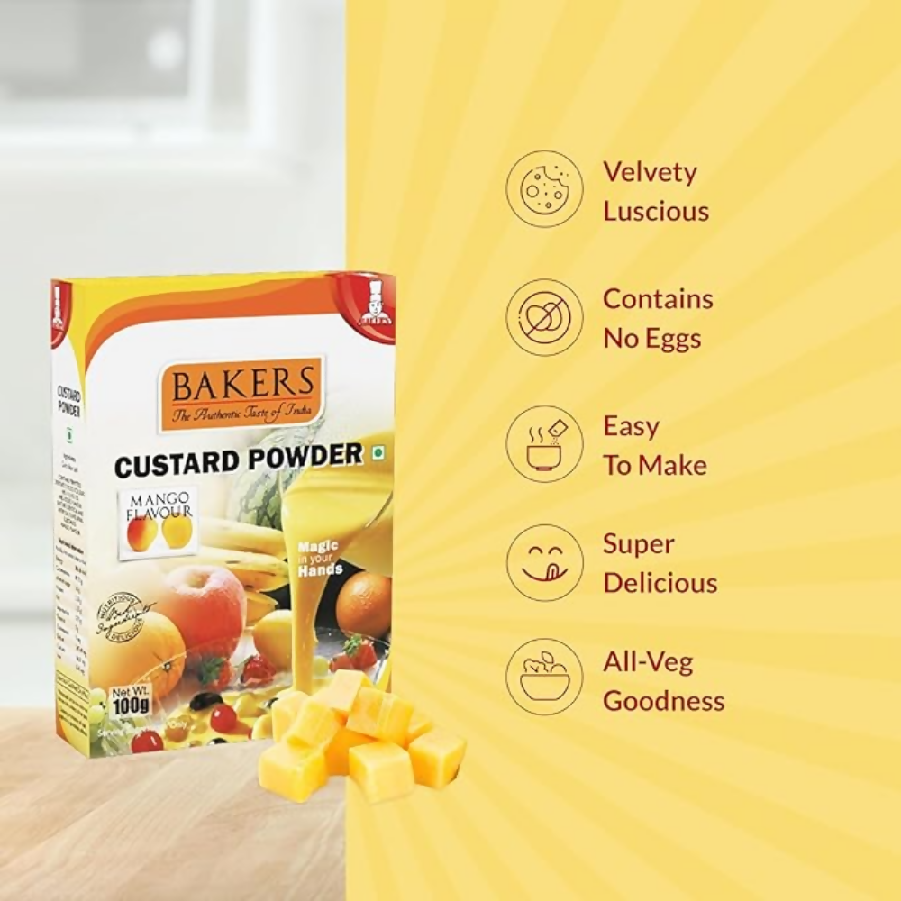 BAKERS Custard Powder - Mango - Dista