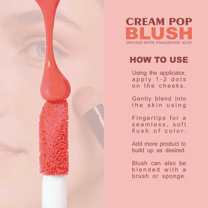 Love Earth Cream Pop Blush - Garnet - Distacart