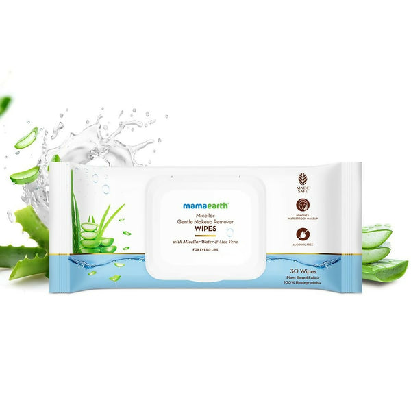 Mamaearth Micellar Gentle Makeup Remover Wipes - Distacart