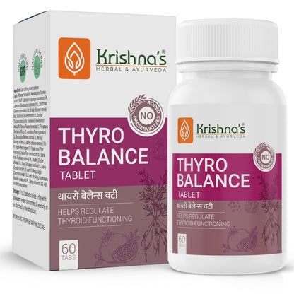 Krishna'S Herbal & Ayurveda Thyro Balance Tablets - Distacart