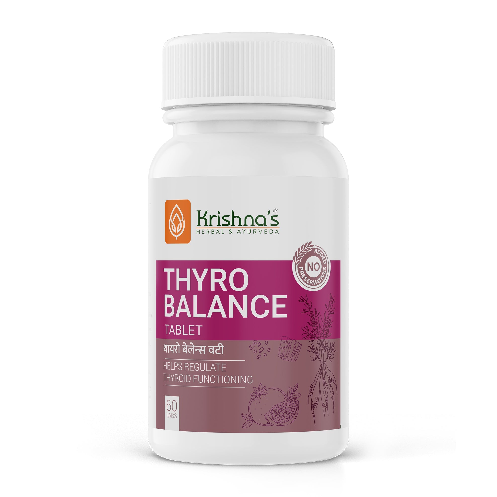 Krishna'S Herbal & Ayurveda Thyro Balance Tablets