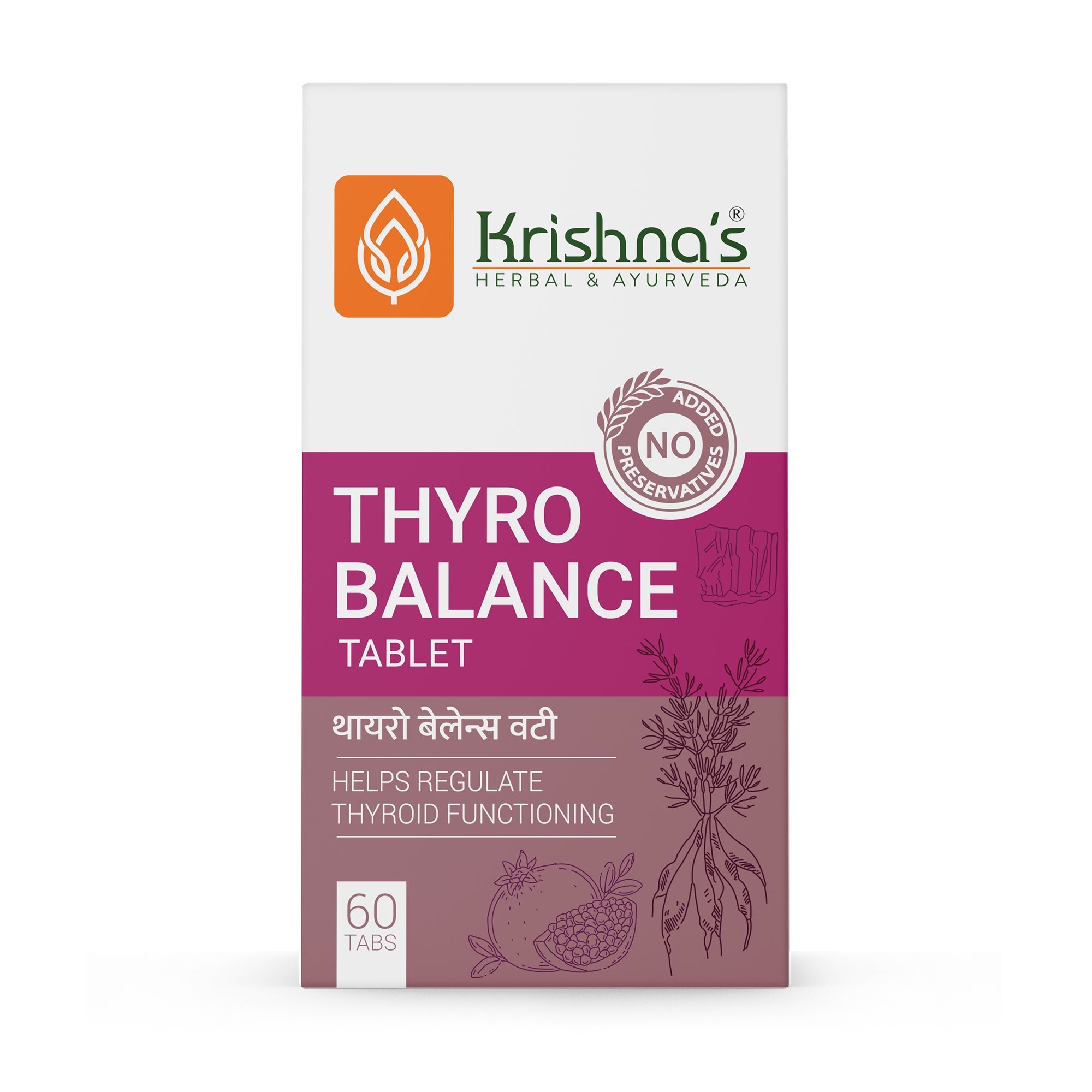 Krishna'S Herbal & Ayurveda Thyro Balance Tablets
