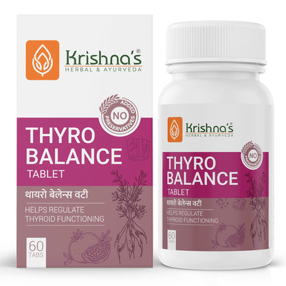 Krishna'S Herbal & Ayurveda Thyro Balance Tablets - Distacart