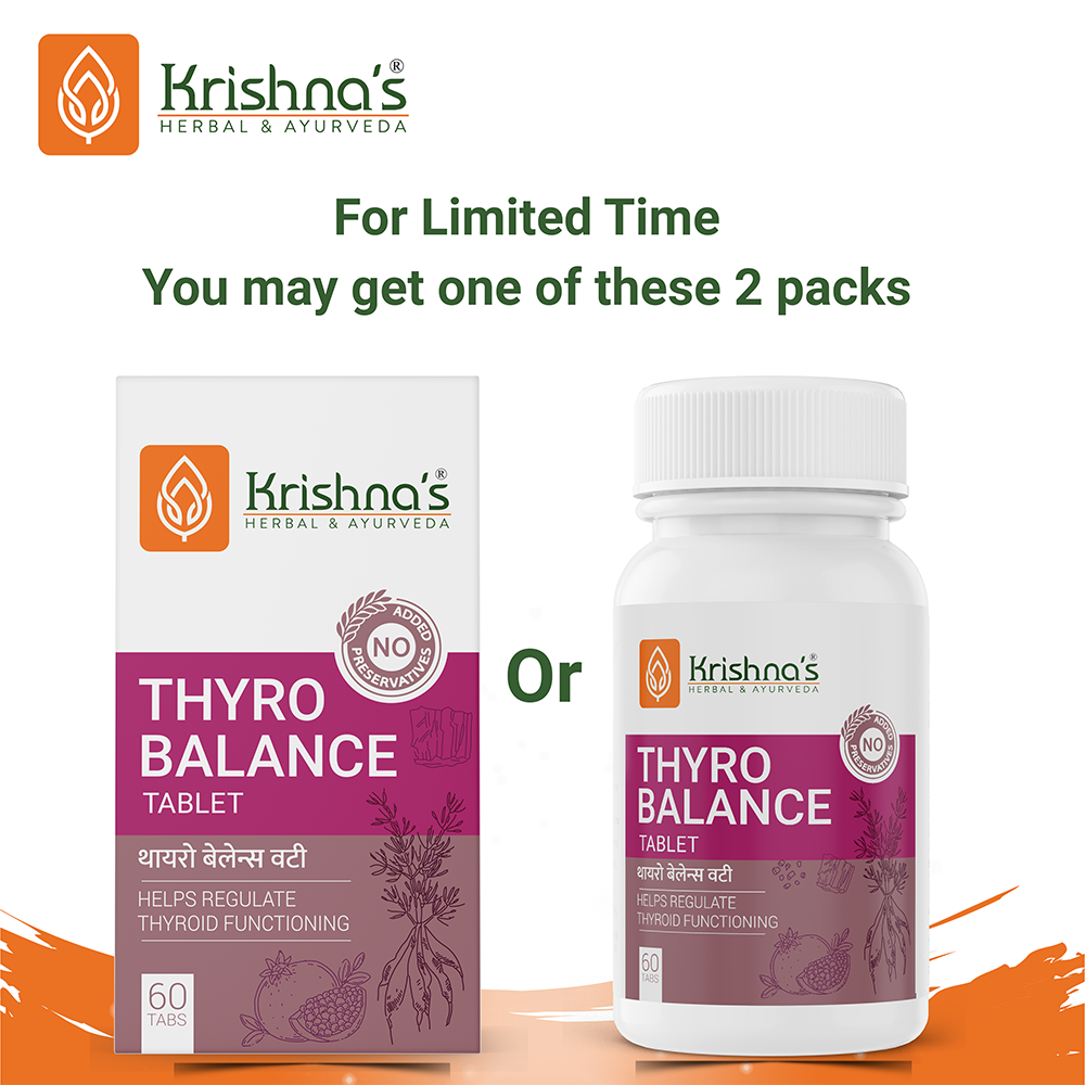 Krishna'S Herbal & Ayurveda Thyro Balance Tablets - Distacart