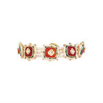 Thumbnail for Nuyug 22K Gold Plated Red Serene Pochi Bangles
