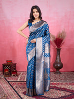 Thumbnail for Vedant Vastram Banarasi Silk Fashion Saree - Morpinch - Distacart