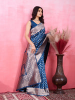 Thumbnail for Vedant Vastram Banarasi Silk Fashion Saree - Morpinch - Distacart