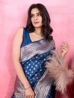 Thumbnail for Vedant Vastram Banarasi Silk Fashion Saree - Morpinch - Distacart