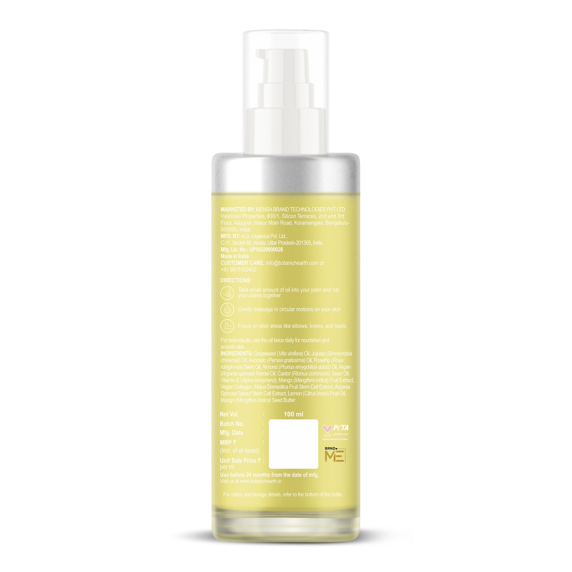 Botanic Hearth Timeless Glow Body Oil - Distacart