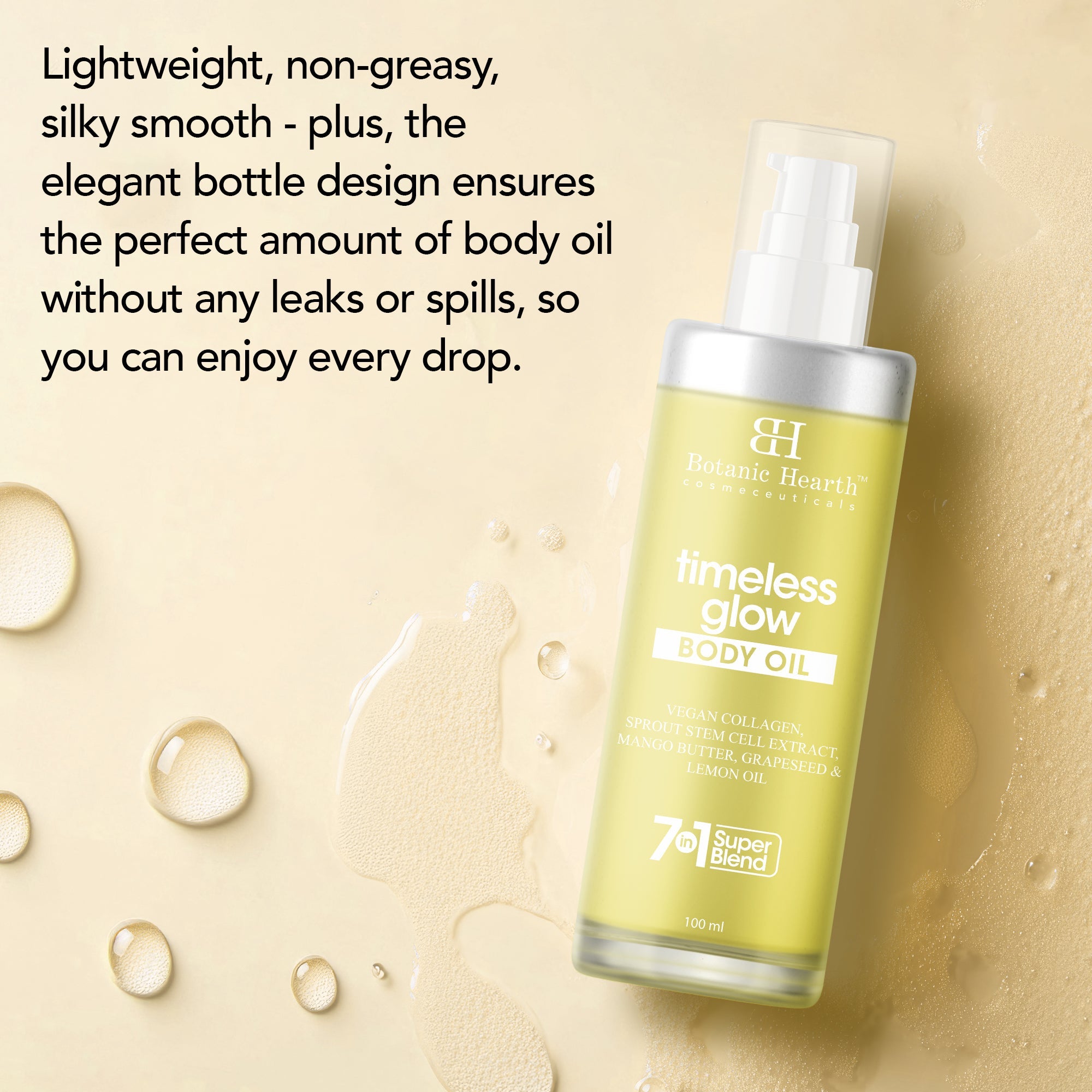 Botanic Hearth Timeless Glow Body Oil - Distacart