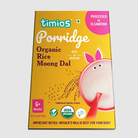 Thumbnail for Timios Organic Rice Moong Dal Porridge - Distacart