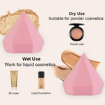 Thumbnail for Bronson Professional Pink Diamond Beauty Blender Makeup Sponge - Dista