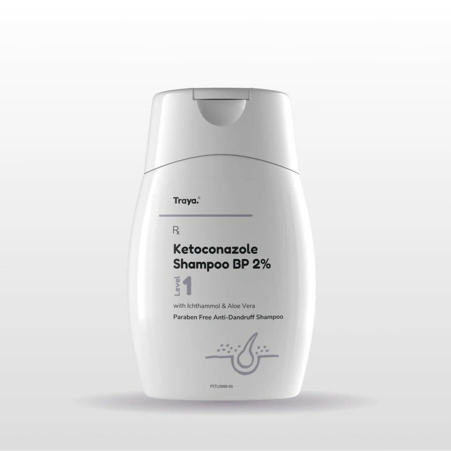 Traya Ketoconazole Shampoo BP 2% with Ichthammol & Aloe Vera - Distacart