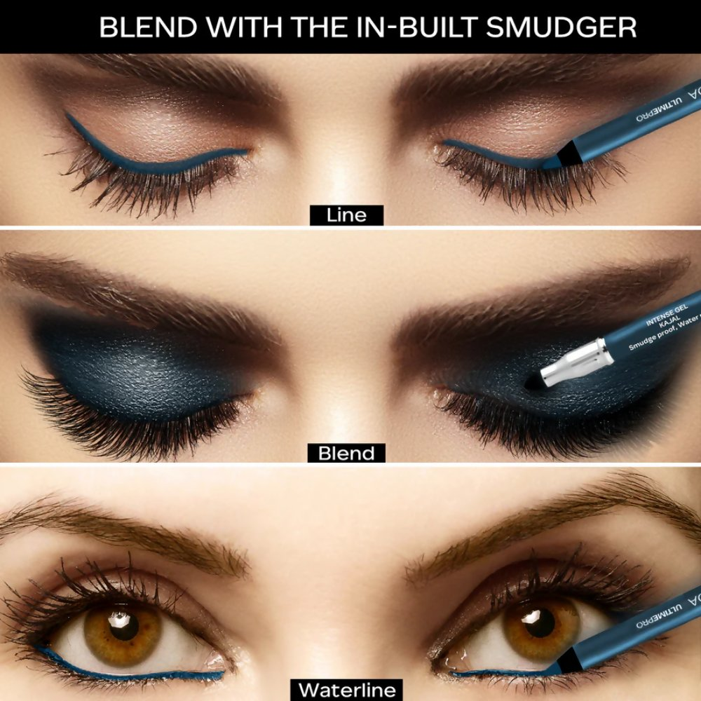 Faces Canada Intense Gel Kajal - Blue - Distacart