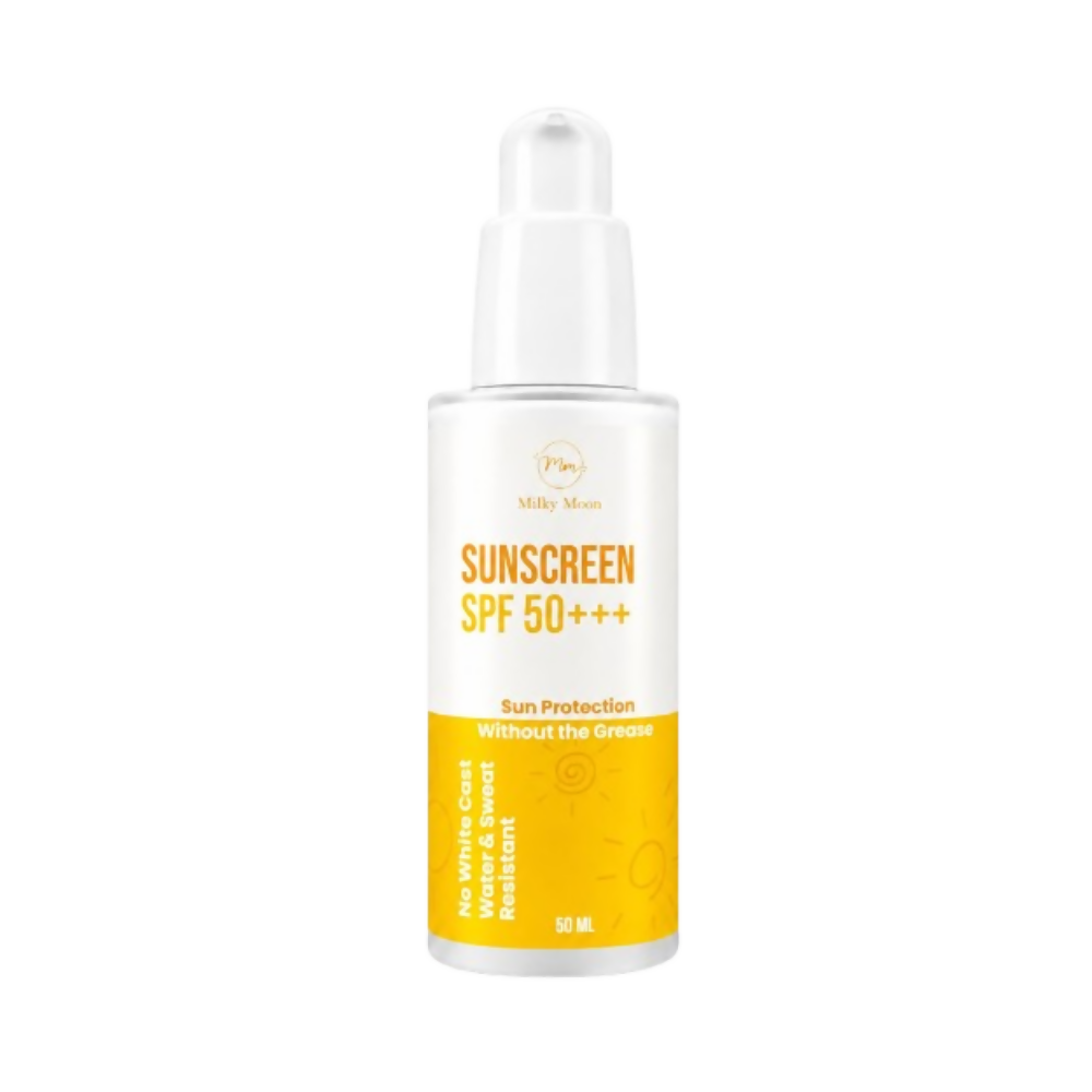 Milky Moon Sunscreen For Oily Skin Spf 50 Pa+++ Lightweight & Non-Greasy - Dista