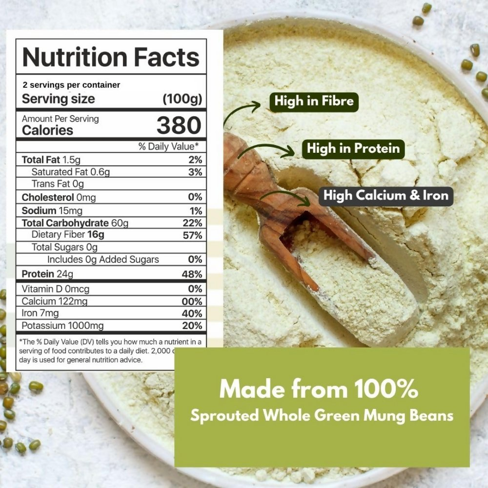 NIHKAN Sprouted Moong flour - Dista