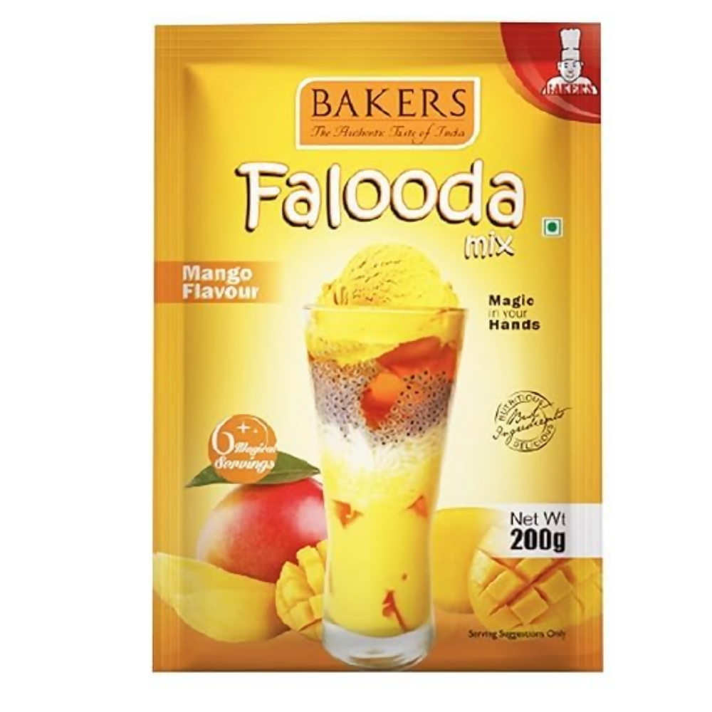 BAKERS Falooda Mix Powder - Chocolate,Vanilla and Mango - Dista