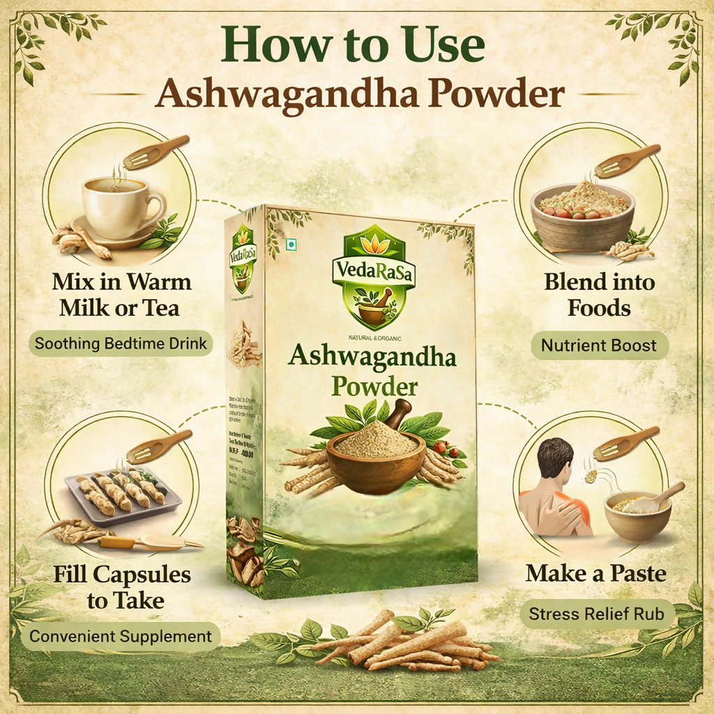 VedaRasa Ashwagandha Powder - Distacart