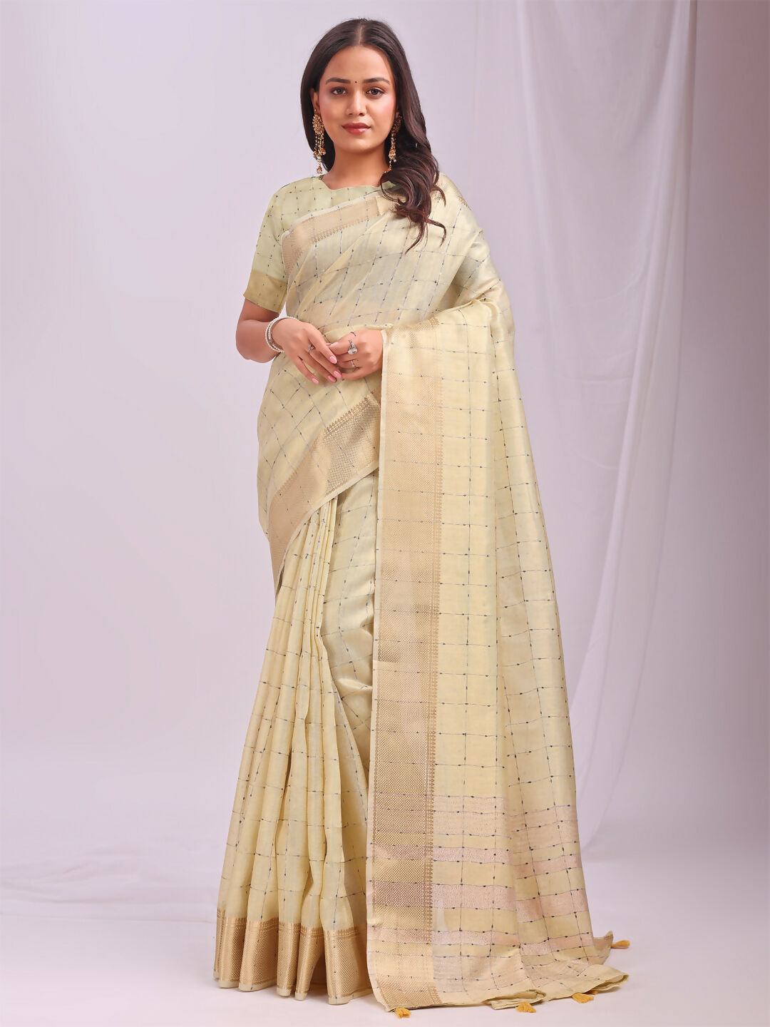 Astita Organza Gold Saree