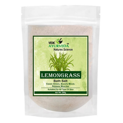 VedicAyurveda Dead Sea Salt and Lemongrass Bath Salt - Dista