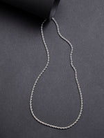 Thumbnail for NVR Women's Silver-Toned German Silver Oxidised Chain - Distacart