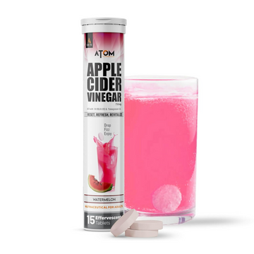 As-It-Is Atom Apple Cider Vinegar Effervescent Tablets Water Melon Flavor For Weight Loss - Distacart