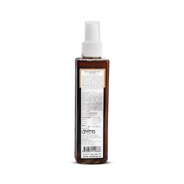 Shahnaz Husain Marrdd Bhringraj-Methi Hair Tonic - Distacart