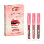 Thumbnail for Love Earth Liquid Lip Gloss - Browns - Distacart