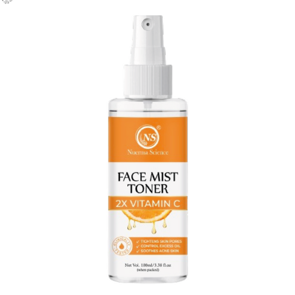 Nuerma Science 2X Vitamin C Face Mist Toner to Reduce Dark Spots & Hyperpigmentation