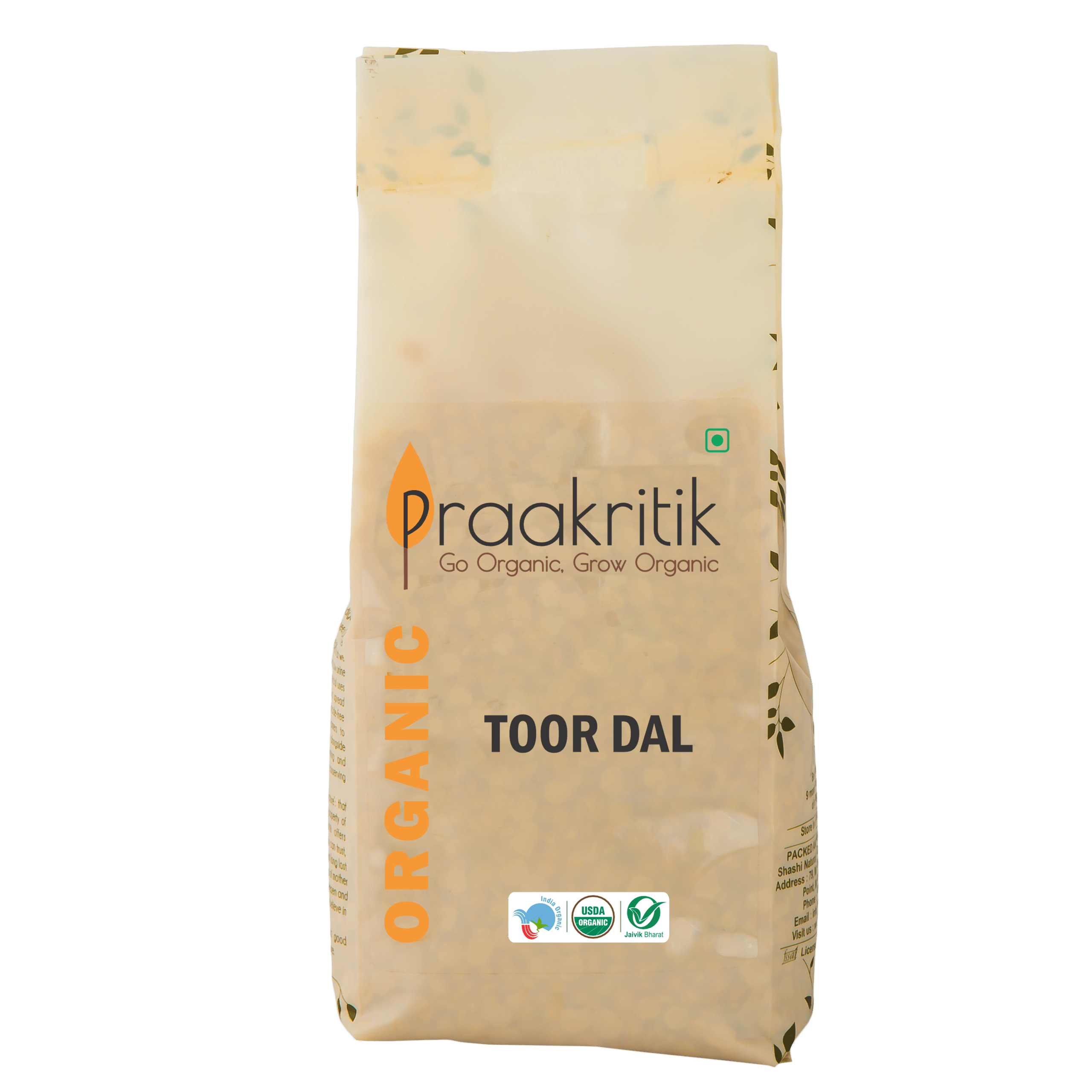 Praakritik Organic Tuvar Dal - Distacart