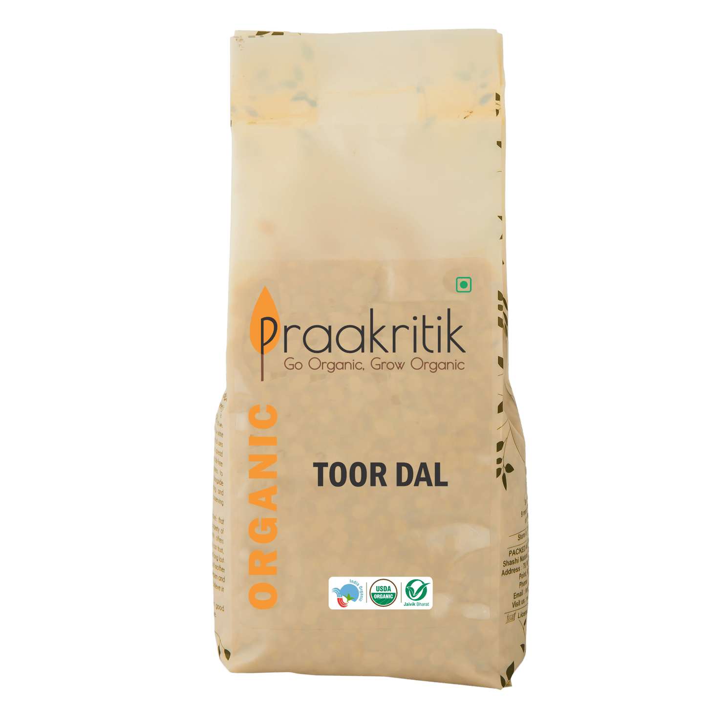 Praakritik Organic Tuvar Dal - Distacart