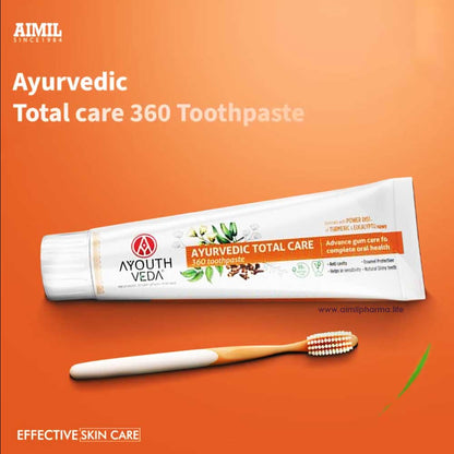 Ayouthveda Total Care 360 Toothpaste - Distacart