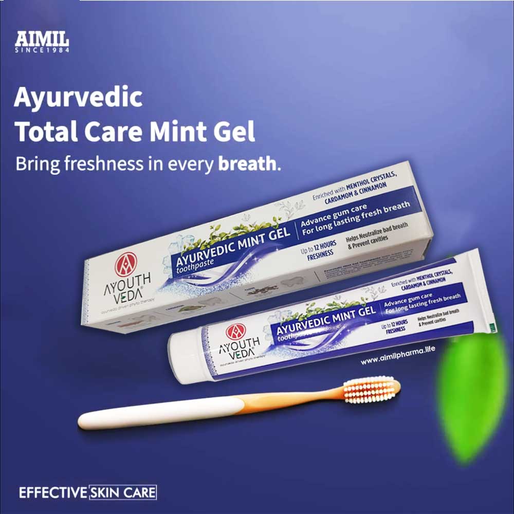 Ayouthveda Ayurvedic Mint Gel Toothpaste - Distacart